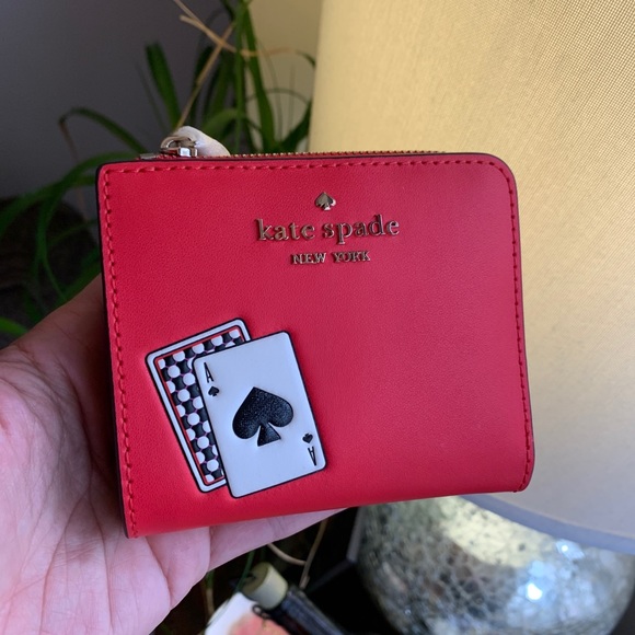 Authentic Kate Spade leather lucky zip wallet/ID - Picture 7 of 13